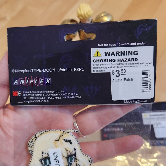 Fate Zero Anime Game Patch Keychain Bundle - Picture 12 of 13